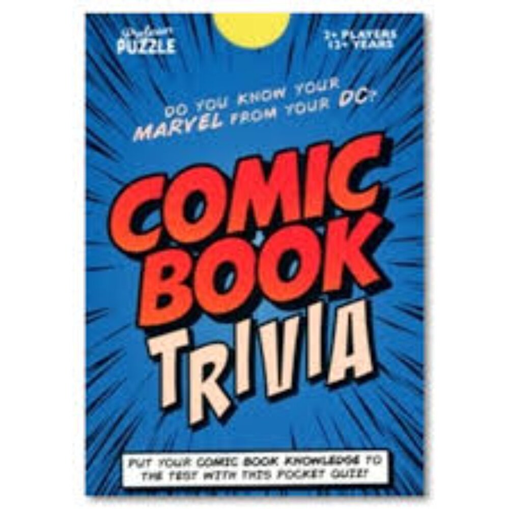 🌻 Comic Book Trivia Pocket Quiz Game by Professor Puzzle